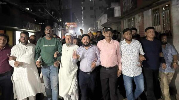 ঢাকা -২ আসনে কামরুল ইসলাম আবারো দলীয় মনোনয়ন পাওয়া আনন্দ মিছিল