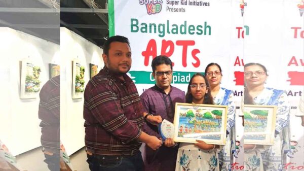 নবাবগঞ্জের প্রার্থনা মন্ডল আন্তর্জাতিক আর্টস অলিম্পিয়াডে
