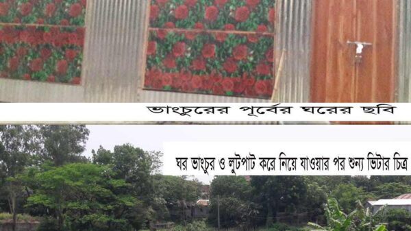 মানিকগঞ্জে বসতঘর ভেঙে মালামাল লুটের অভিযোগ